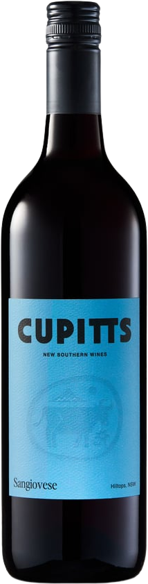 Cupitt's Estate Sangiovese  2023 Hilltops bottle